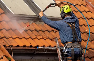 Démoussage et hydrofuge de toiture à Massiac